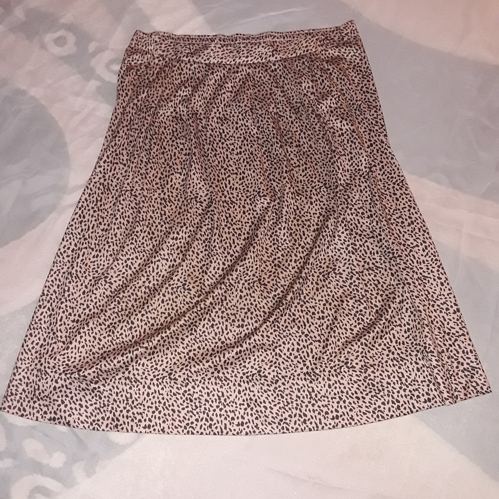 Vintage leopard skirt